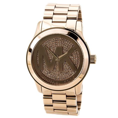 michael kors women's runway rose gold tone watch mk5661